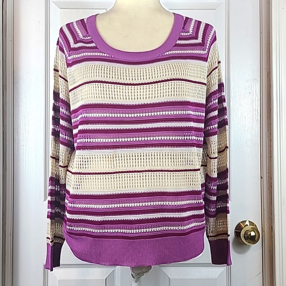 Haute Hippie Open Knit Sweater